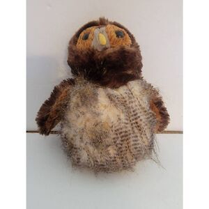 Ganz Barred Owl Plush Brown Stuffed Toy